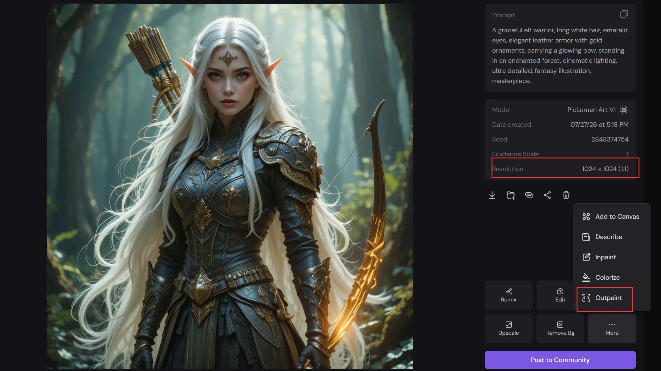  Extenseur d’images IA - étape 1